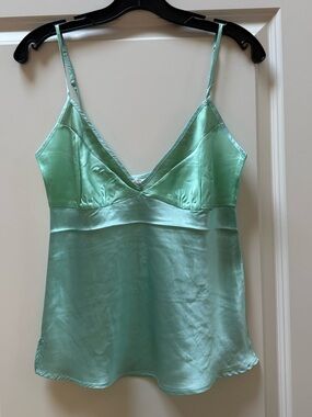 Gold Hawk GH449 100% Silk Tiffany Three-Tone Camisole